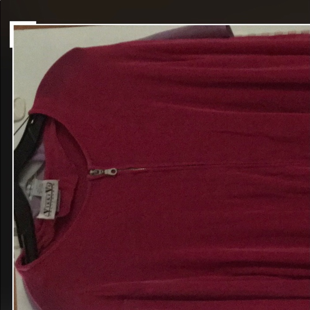 New Vikki Vi California Raspberry Jacket 1X Nordstrom made USA Maternity Barbie - Picture 2 of 16